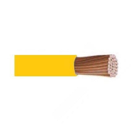 Polycab 10 Sqmm, 1 core Fr Pvc Ins. Copper Flexible Cable Yellow  (100 Meters)