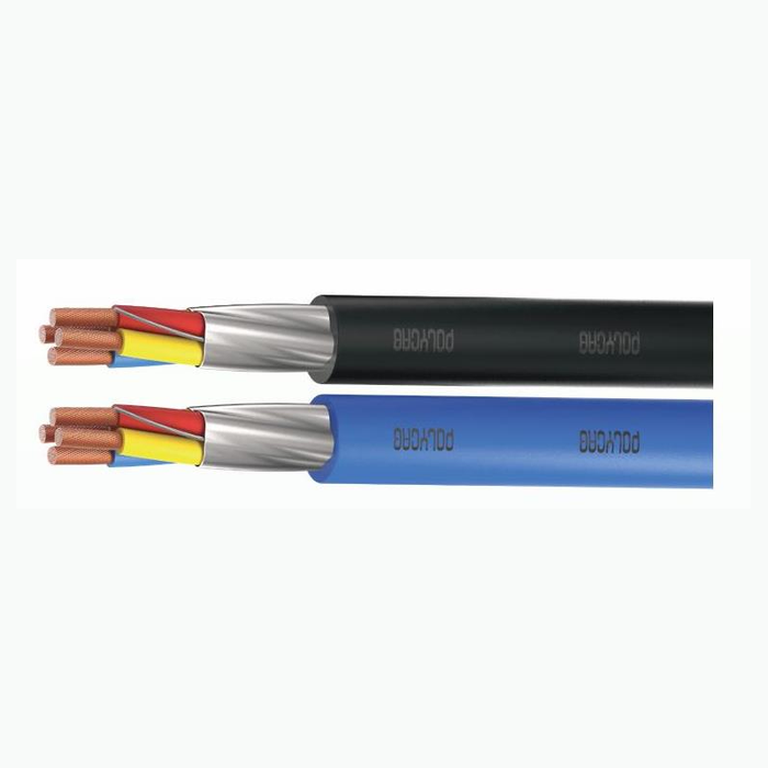 Polycab 1 Sqmm, 3 core Mylar Tape Overall Shielded Unarmoured Instrumentation Frls Cable  (1 Meter)