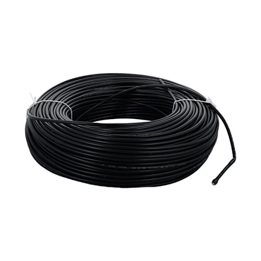 Finolex 0.75 SQMM SINGLE CORE PVC INS. COPPER FLEXIBLE CABLE BLACK (100 Meters)