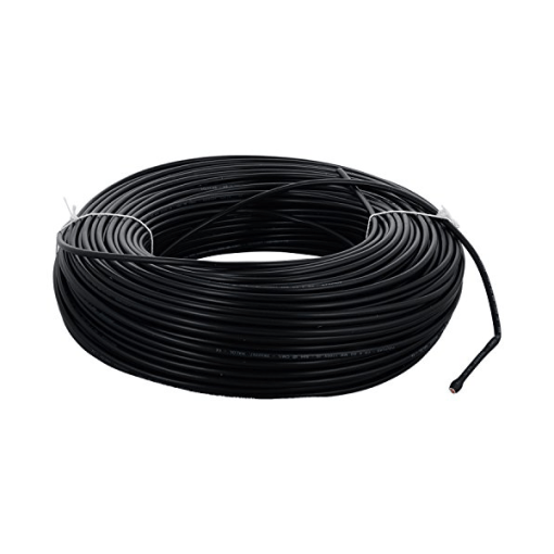 Finolex 0.5 SQMM SINGLE CORE PVC INS. COPPER FLEXIBLE FRLS CBL BLACK (100 Meters)